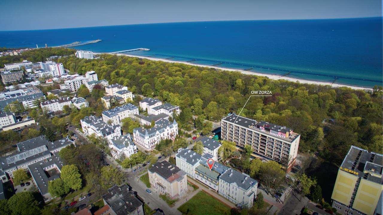 Hotel Zorza Kołobrzeg Esterno foto
